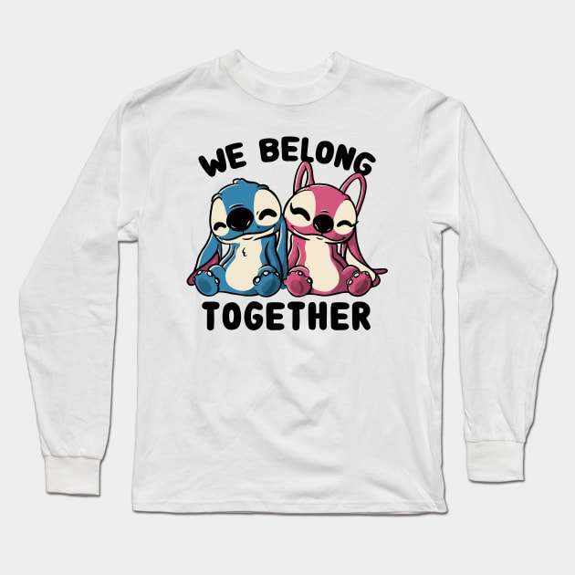 We Belong Together Cute Lover Gift Long Sleeve T-Shirt by eduely